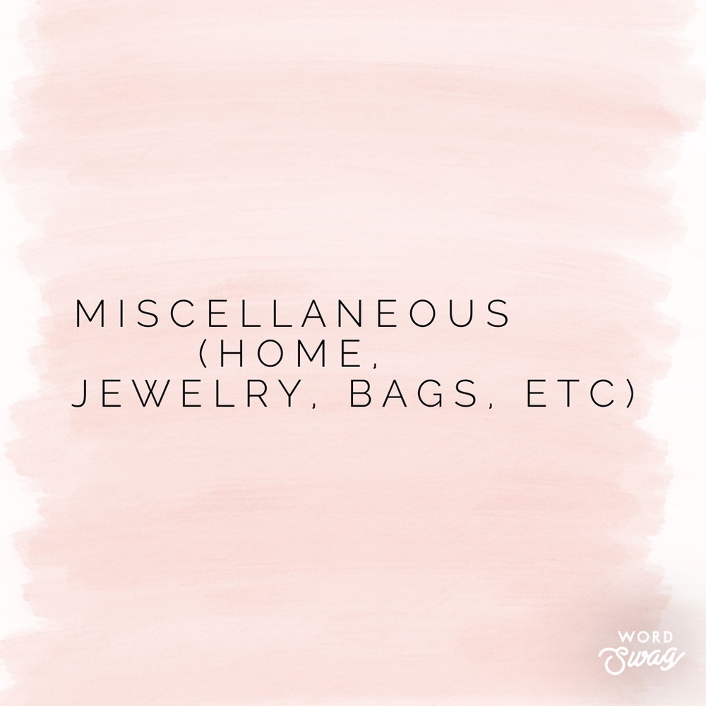 Miscellaneous Section